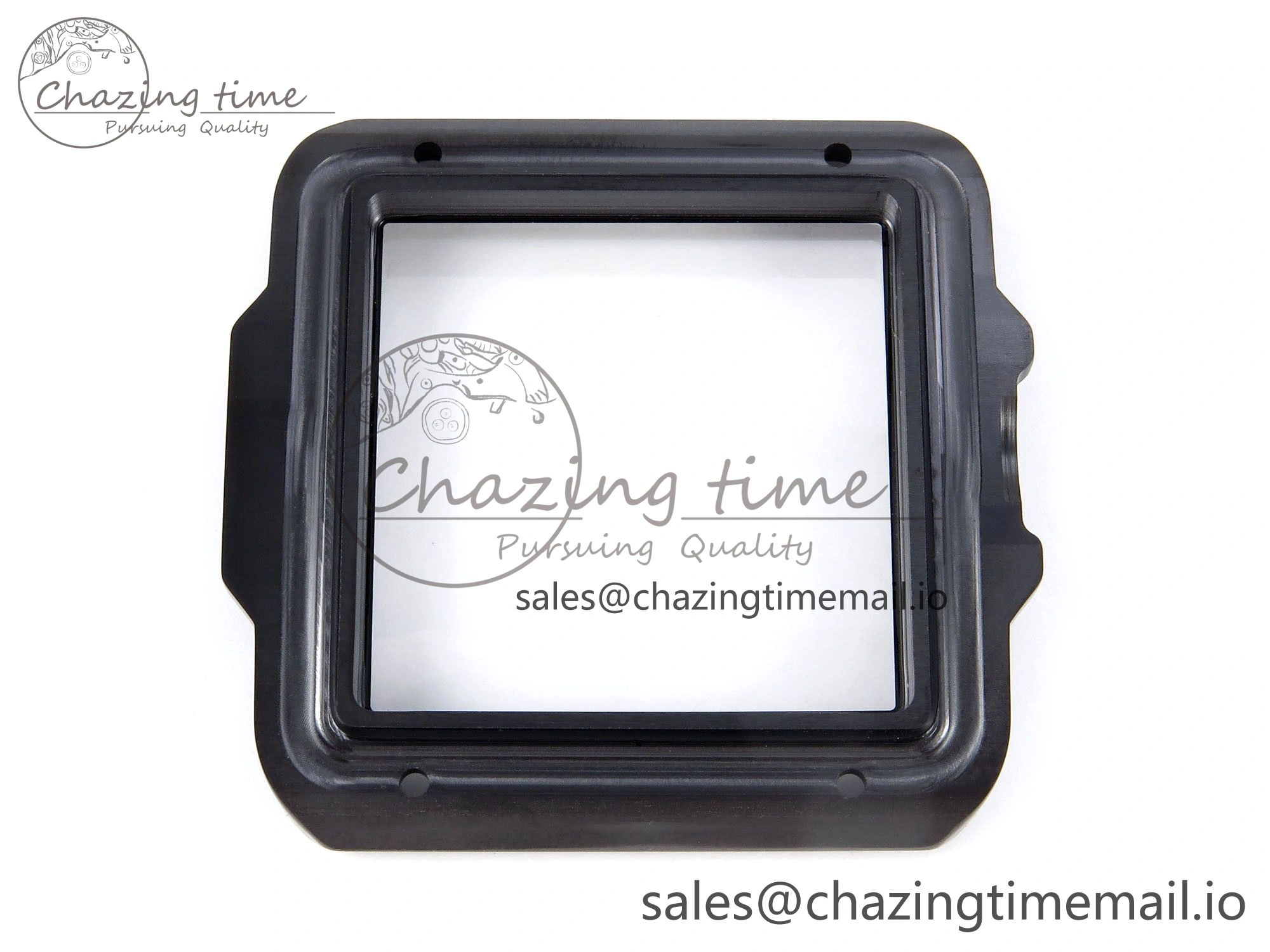 Square Bang Unico Black Ceramic BBF 1:1 Best Edition on Rubber Strap A1280
