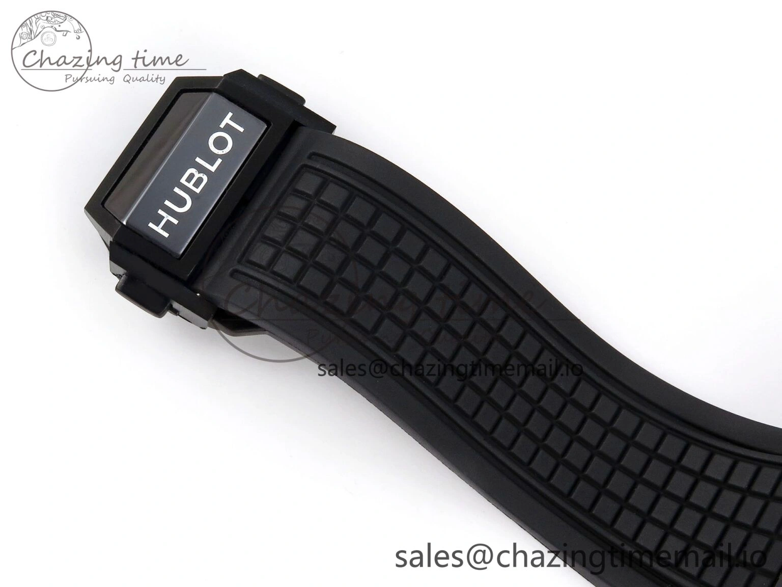 Square Bang Unico Black Ceramic BBF 1:1 Best Edition on Rubber Strap A1280
