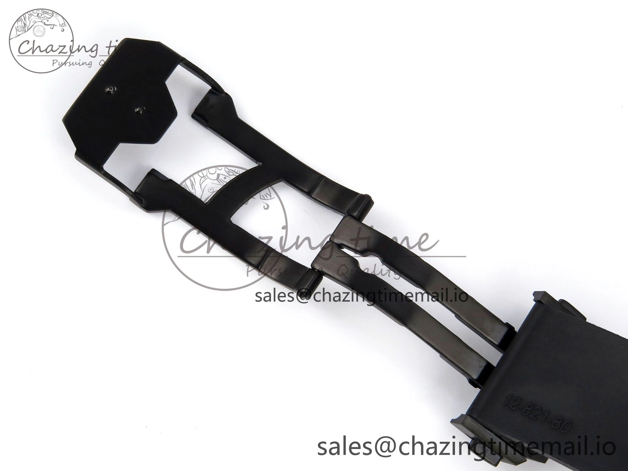 Square Bang Unico Black Ceramic BBF 1:1 Best Edition on Rubber Strap A1280