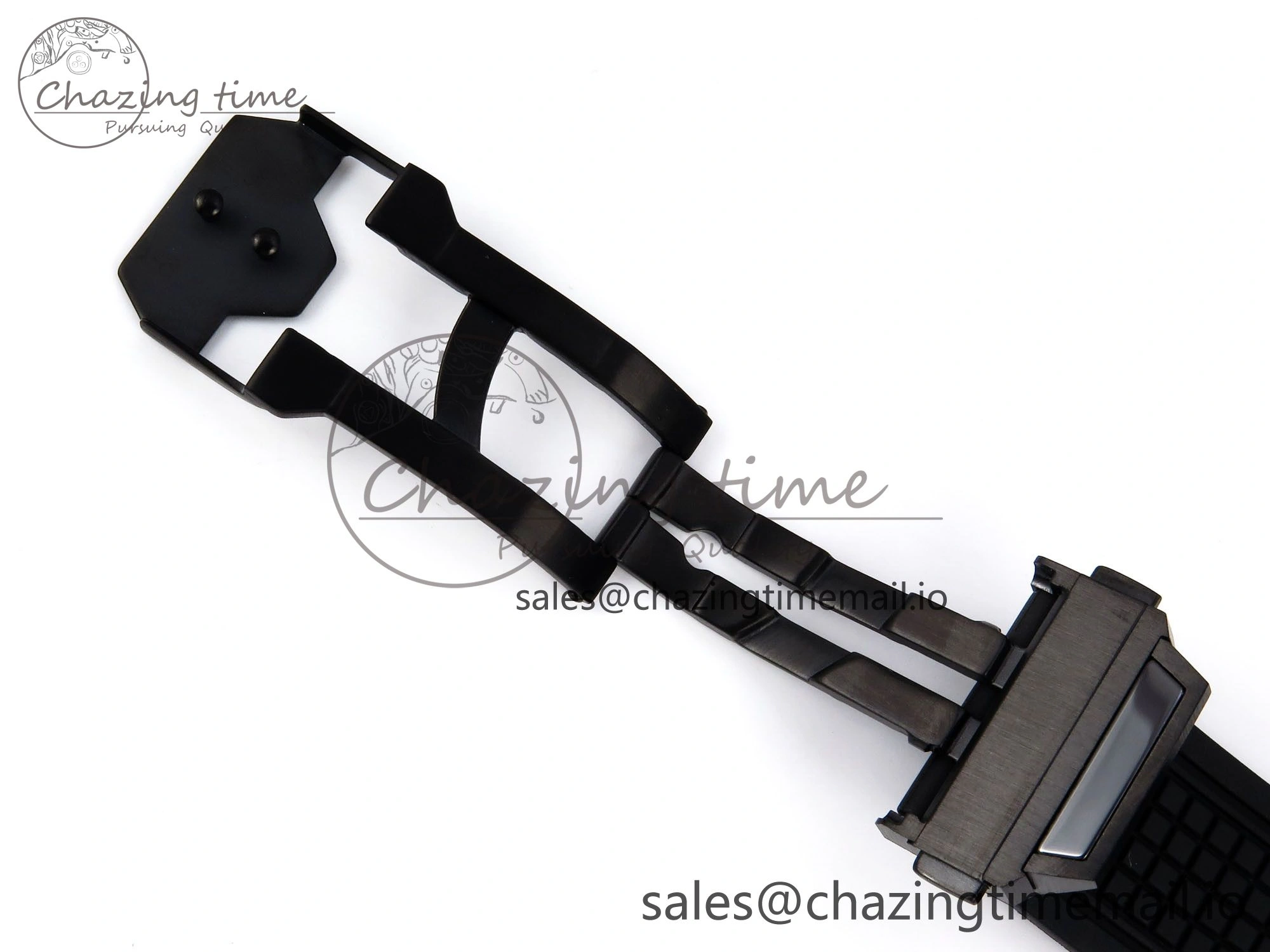 Square Bang Unico Black Ceramic BBF 1:1 Best Edition on Rubber Strap A1280
