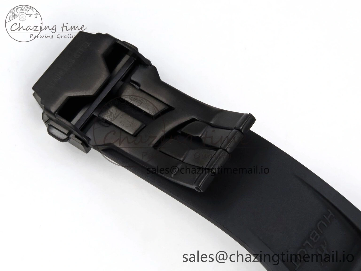 Square Bang Unico Black Ceramic BBF 1:1 Best Edition on Rubber Strap A1280