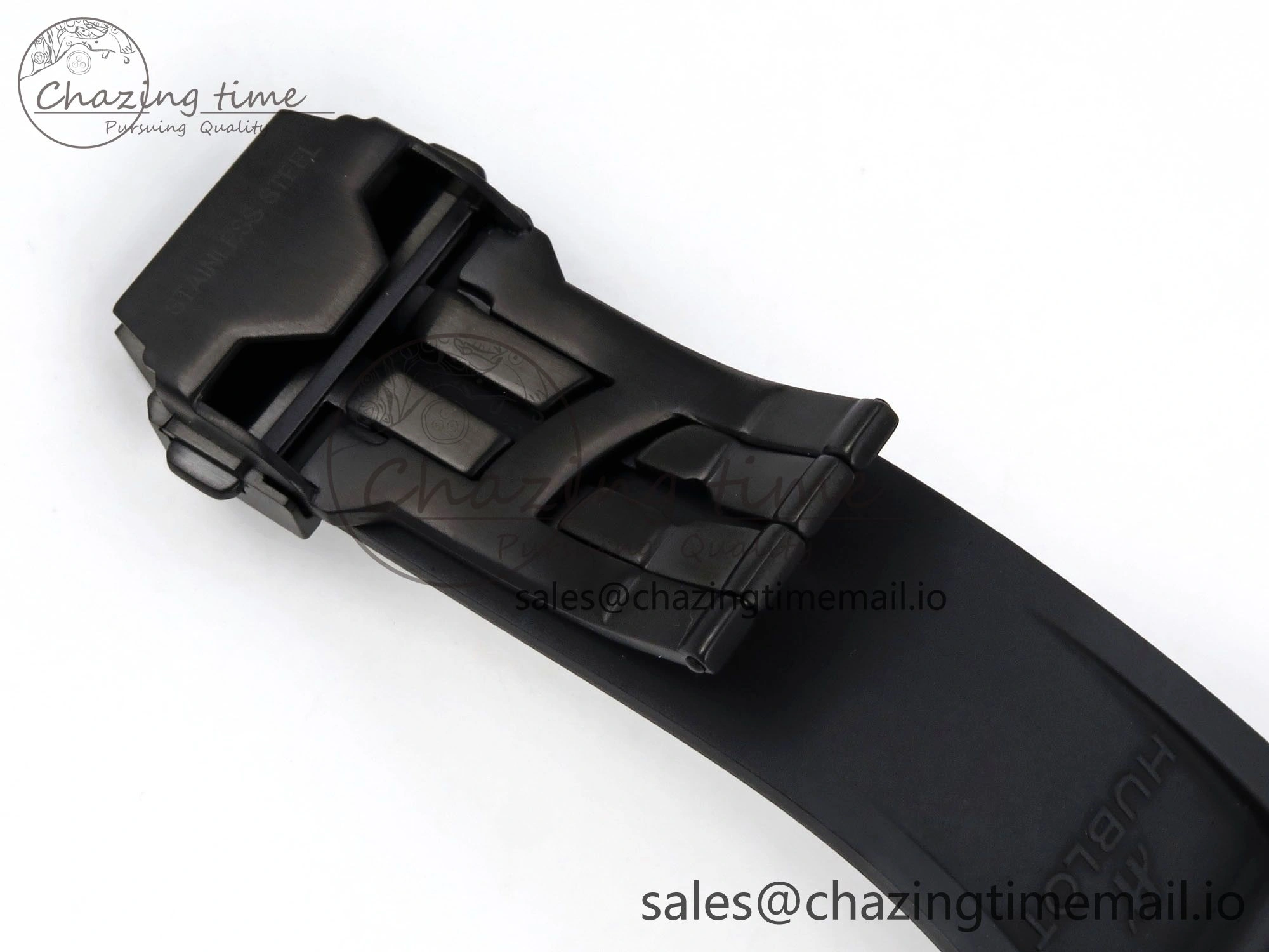 Square Bang Unico Black Ceramic BBF 1:1 Best Edition on Rubber Strap A1280