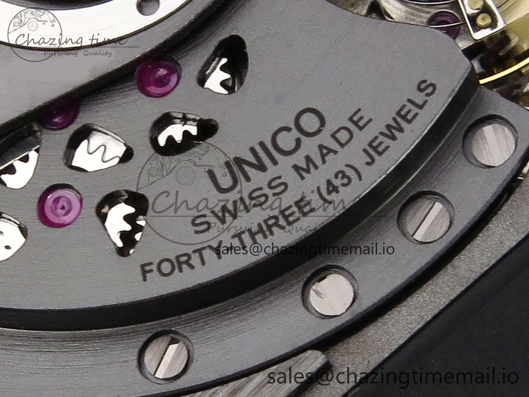 Square Bang Unico White Ceramic BBF 1:1 Best Edition on Rubber Strap A1280