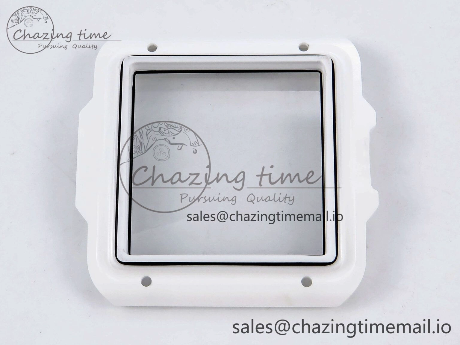 Square Bang Unico White Ceramic BBF 1:1 Best Edition on Rubber Strap A1280