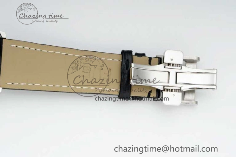 Star Legacy Moonphase 42mm SS 3EF Best Edition White Dial on Black Leather Strap MIYOTA 9015