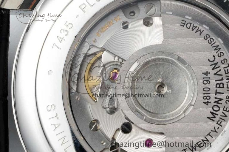 Star Legacy Moonphase 42mm SS 3EF Best Edition White Dial on Black Leather Strap MIYOTA 9015