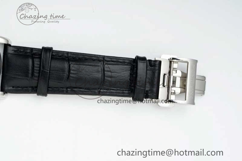 Star Legacy Moonphase 42mm SS 3EF Best Edition White Dial on Black Leather Strap MIYOTA 9015