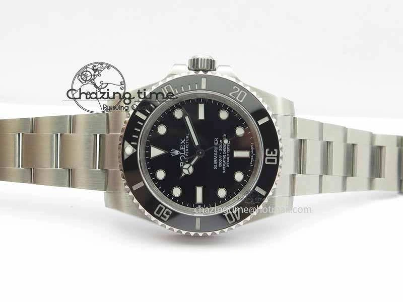 Submariner 114060 Black Ceramic No Date JF 1:1 Best Edition On SS Bracelet SH3130 V2
