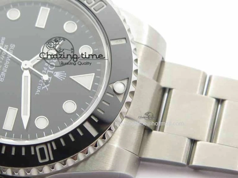 Submariner 114060 Black Ceramic No Date JF 1:1 Best Edition On SS Bracelet SH3130 V2