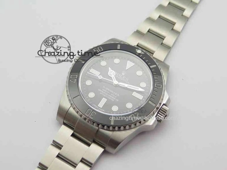 Submariner 114060 Black Ceramic No Date JF 1:1 Best Edition On SS Bracelet SH3130 V2