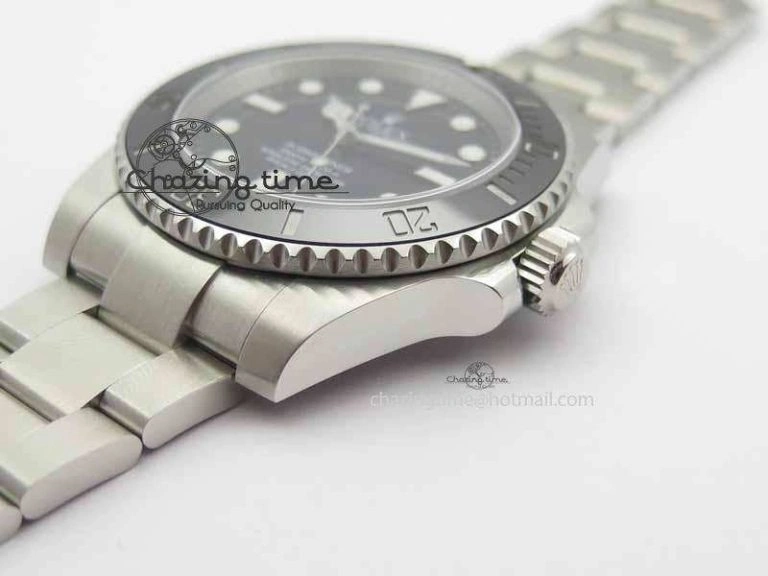Submariner 114060 Black Ceramic No Date JF 1:1 Best Edition On SS Bracelet SH3130 V2