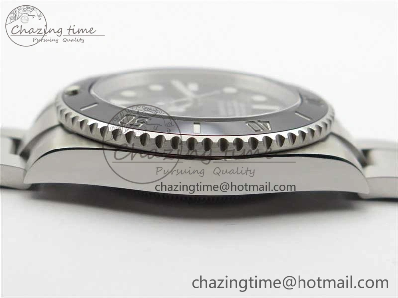 Submariner 114060 No Date Black Ceramic 904L Steel ARF 1:1 Best Edition on SS Bracelet A2824
