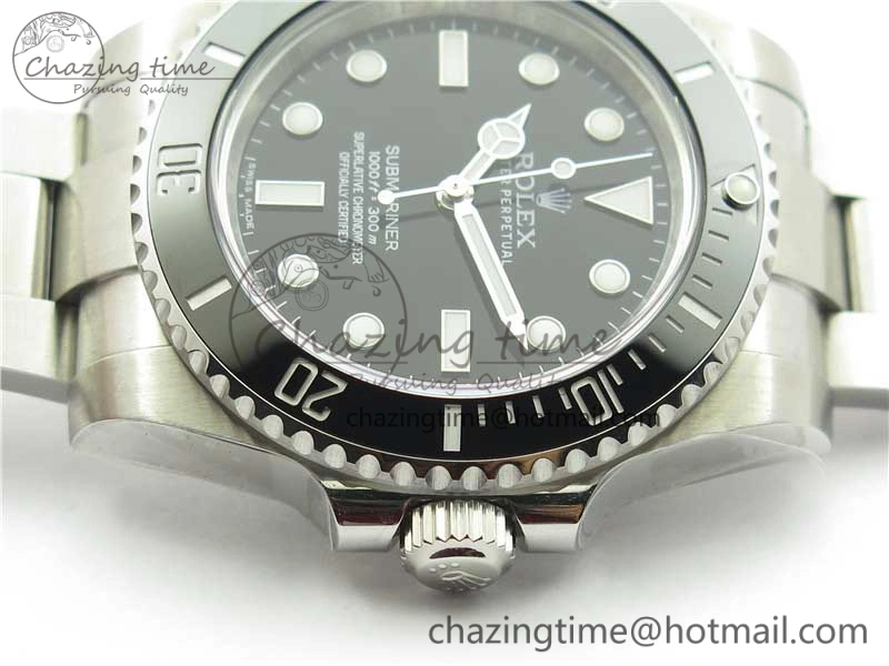 Submariner 114060 No Date Black Ceramic 904L Steel ARF 1:1 Best Edition on SS Bracelet A2824