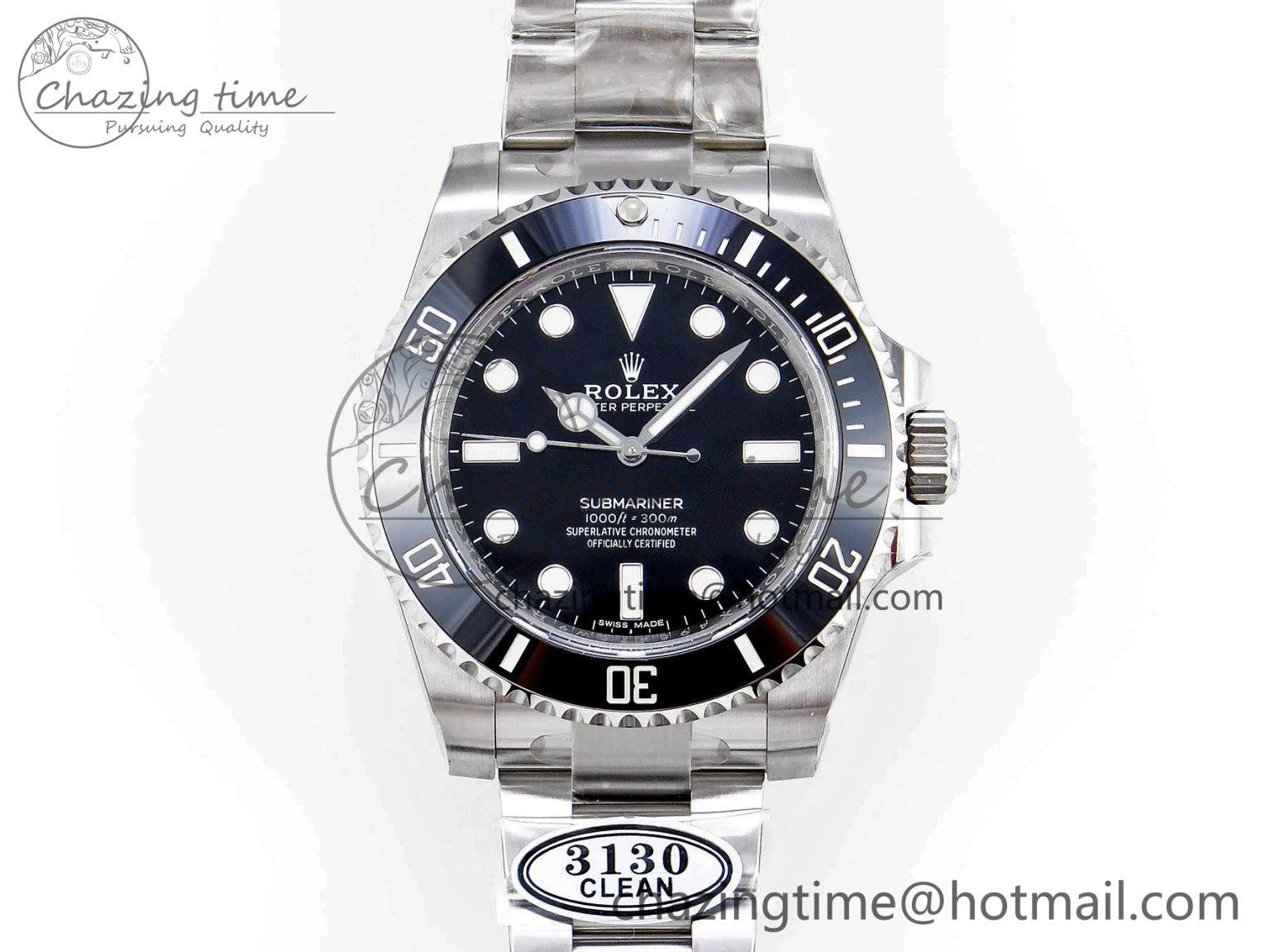 Submariner 114060 No Date Black Ceramic 904L Steel Clean Factory 1:1 Best Edition on SS Bracelet VS3130