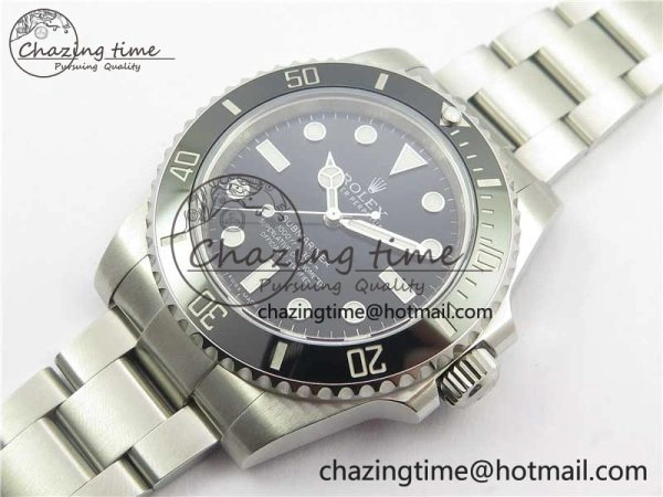 Submariner 114060 No Date Black Ceramic Noob 1:1 Best Edition 904L SS Case and Bracelet SA3130 V10