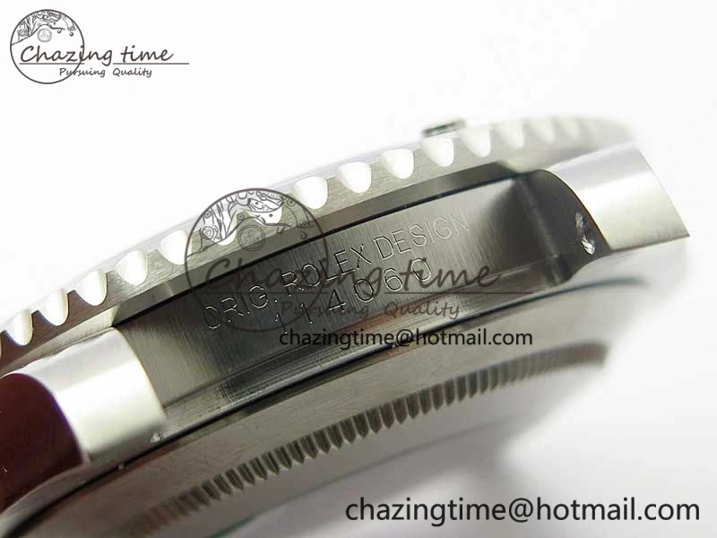 Submariner 114060 No Date Black Ceramic Noob 1:1 Best Edition 904L SS Case and Bracelet SA3130 V10