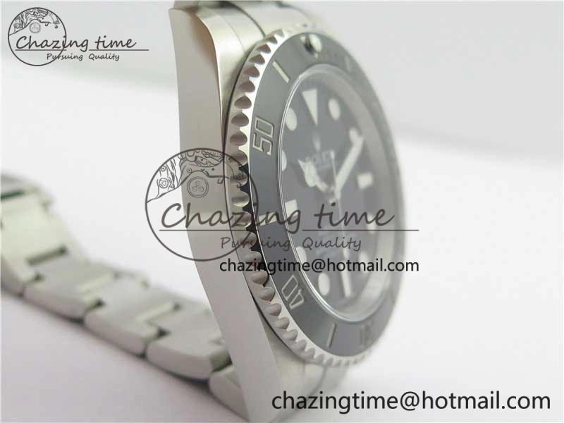 Submariner 114060 No Date Black Ceramic Noob 1:1 Best Edition 904L SS Case and Bracelet SA3130 V10