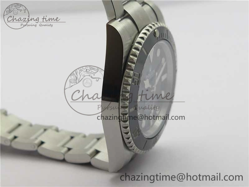 Submariner 114060 No Date Black Ceramic ZZF 904L 1:1 Best Edition on SS Bracelet A2836