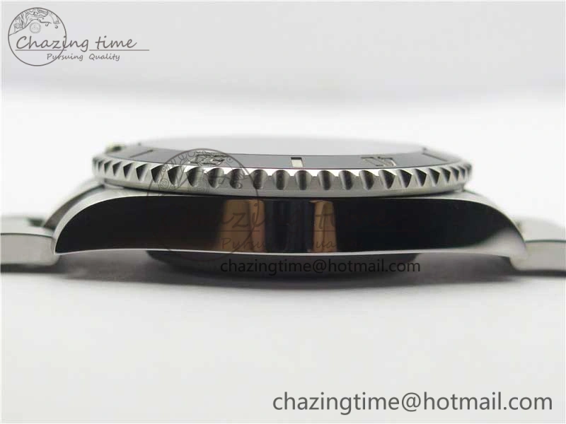 Submariner 114060 No Date Black Ceramic ZZF 904L 1:1 Best Edition on SS Bracelet A2836