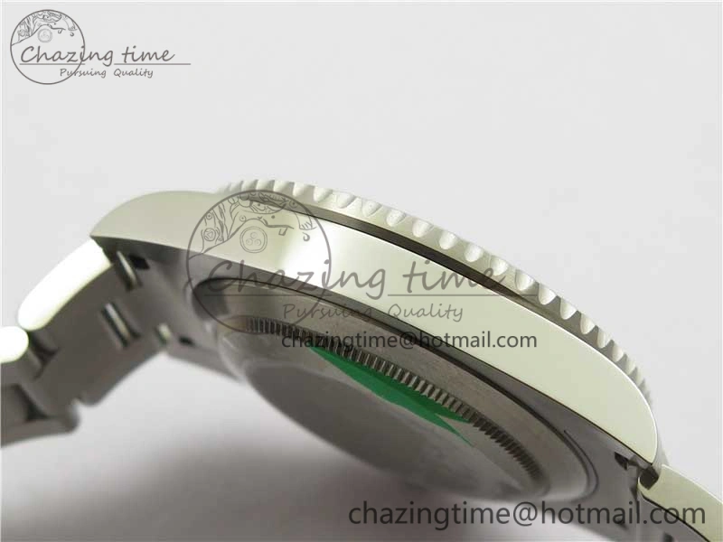 Submariner 114060 No Date Black Ceramic ZZF 904L 1:1 Best Edition on SS Bracelet VR3130 V3