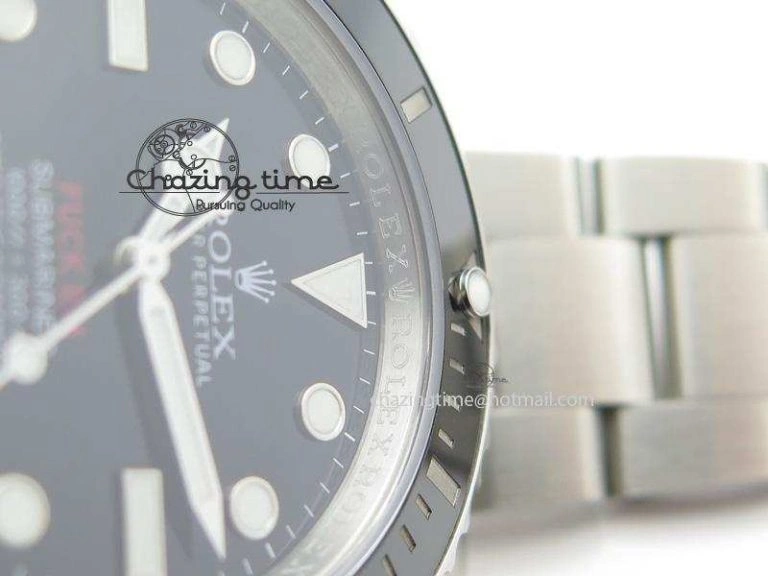Submariner 114060 No Date Superme X Special Edition Black Ceramic V6s Noob Best Edition A2836