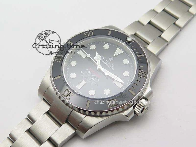 Submariner 114060 No Date Superme X Special Edition Black Ceramic V6s Noob Best Edition A2836