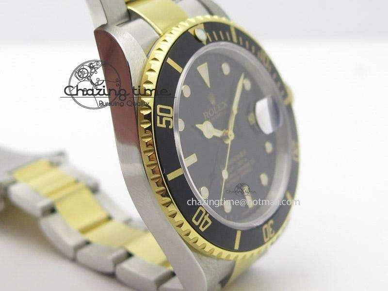 Submariner 11613 Black Two Tone Bp Best Edition On Two-Tone Bracelet Miyota 9015