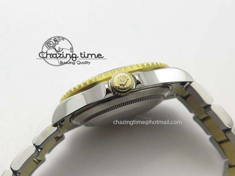 Submariner 11613 Black Two Tone Bp Best Edition On Two-Tone Bracelet Miyota 9015