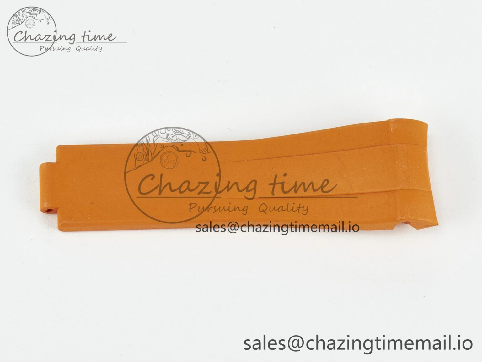 Submariner 116610 1:1 Best Edition Orange Rubber Strap (Fits the Gen size)