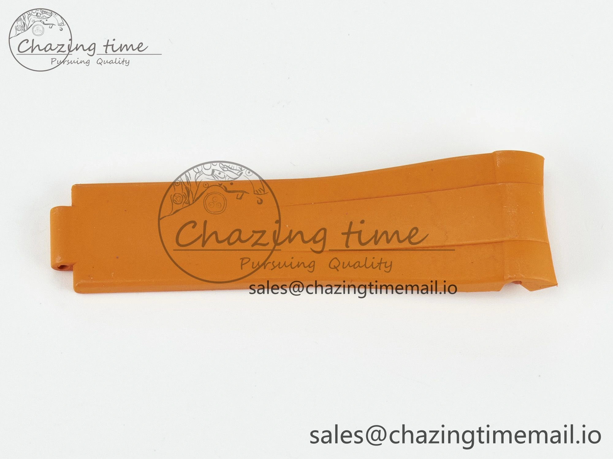 Submariner 116610 1:1 Best Edition Orange Rubber Strap (Fits the Gen size)