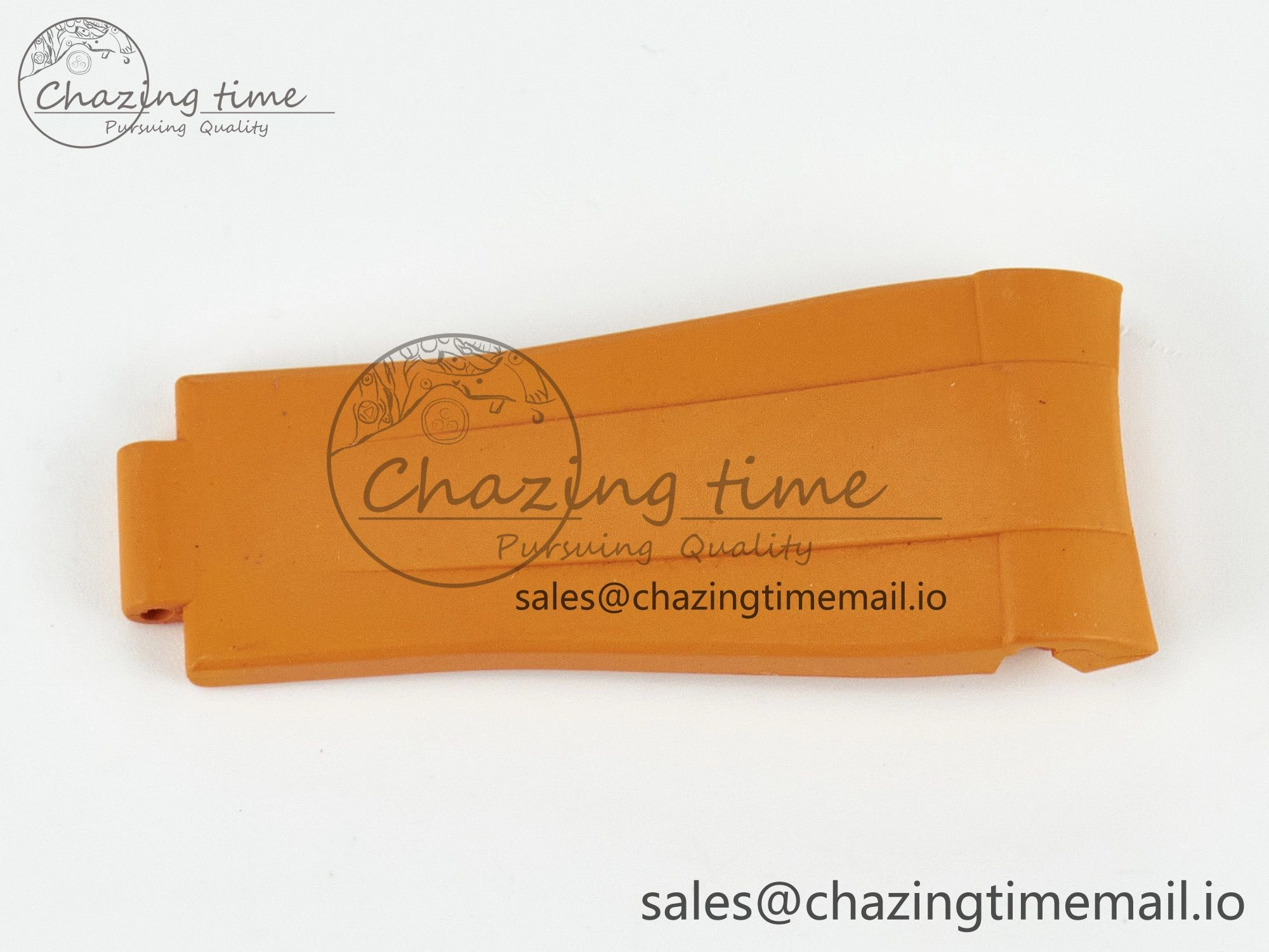 Submariner 116610 1:1 Best Edition Orange Rubber Strap (Fits the Gen size)