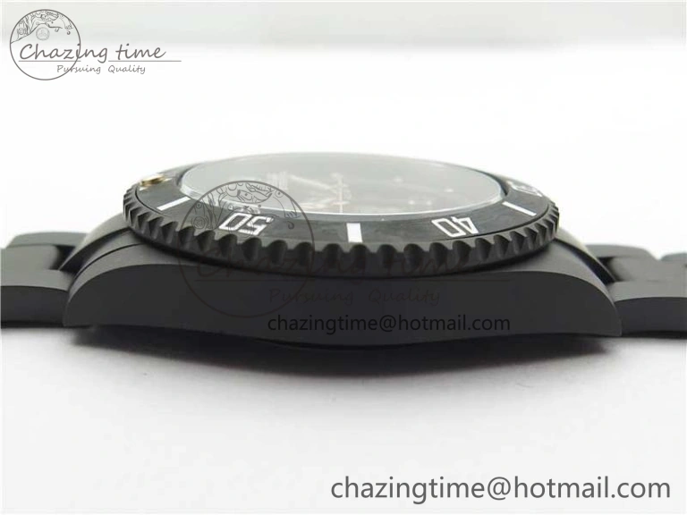 Submariner 116610 Andrea Pirlo DLC ROF Best Edition Carbon Bezel on Skeleton DIal SA3130