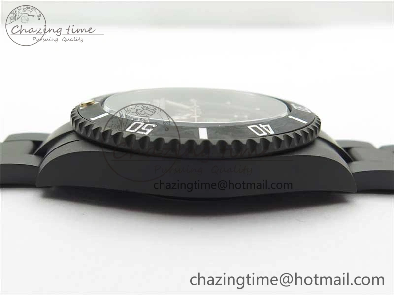 Submariner 116610 Andrea Pirlo DLC ROF Best Edition Carbon Bezel on Skeleton DIal SA3130