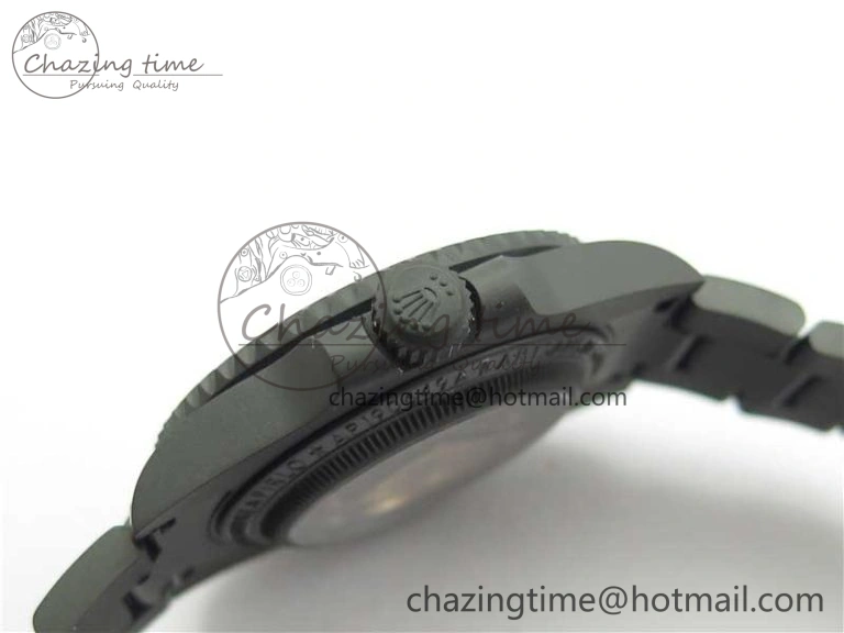 Submariner 116610 Andrea Pirlo DLC ROF Best Edition Carbon Bezel on Skeleton DIal SA3130