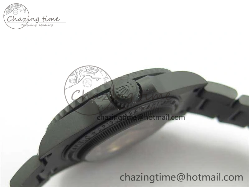 Submariner 116610 Andrea Pirlo DLC ROF Best Edition Carbon Bezel on Skeleton DIal SA3130