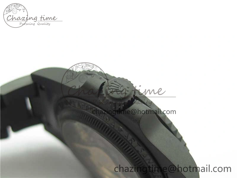 Submariner 116610 Andrea Pirlo DLC ROF Best Edition Carbon Bezel on Skeleton DIal SA3130