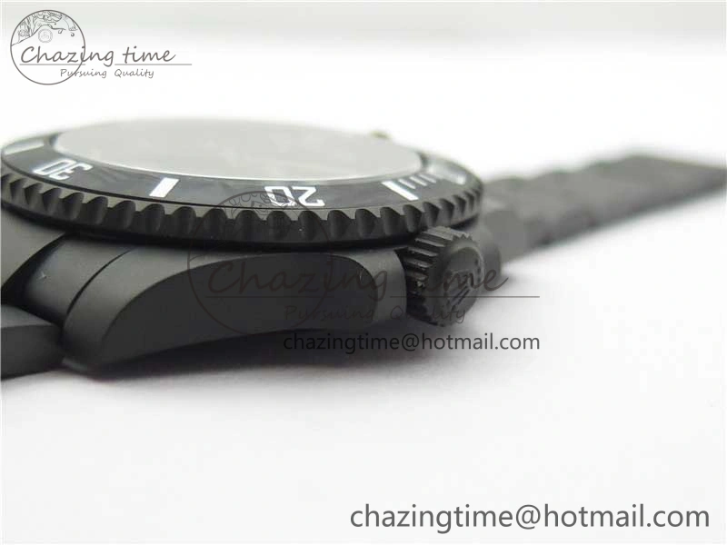 Submariner 116610 Andrea Pirlo DLC ROF Best Edition Carbon Bezel on Skeleton DIal SA3130