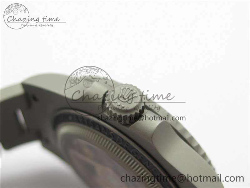 Submariner 116610 Andrea Pirlo Sandblasted ROF Best Edition Carbon Bezel on Skeleton DIal SA3130