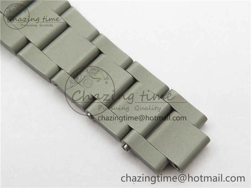 Submariner 116610 Andrea Pirlo Sandblasted ROF Best Edition Carbon Bezel on Skeleton DIal SA3130