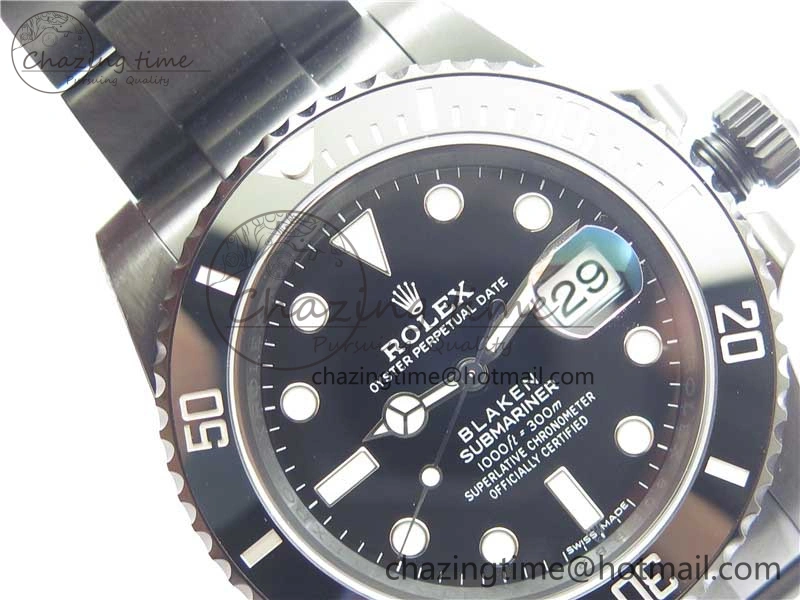 Submariner 116610 Blacken DLC Black 904L Steel V6F 1:1 Best Edition VS3135 V2