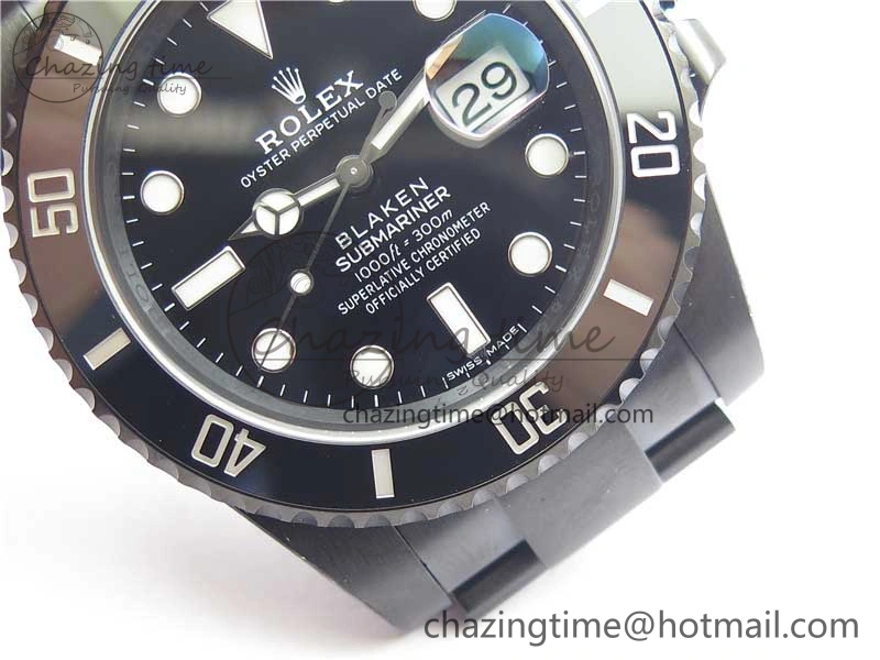 Submariner 116610 Blacken DLC Black 904L Steel V6F 1:1 Best Edition VS3135 V2