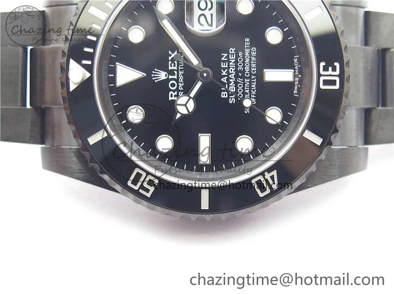 Submariner 116610 Blacken DLC Black 904L Steel V6F 1:1 Best Edition VS3135 V2