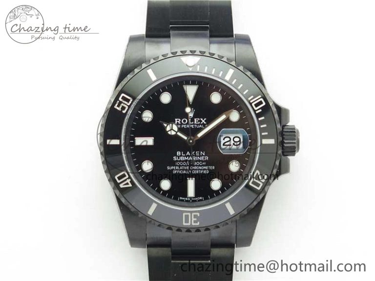Submariner 116610 Blacken DLC Black 904L Steel V6F 1:1 Best Edition VS3135 V2