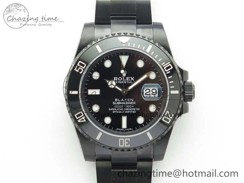 Submariner 116610 Blacken DLC Black 904L Steel V6F 1:1 Best Edition VS3135 V2