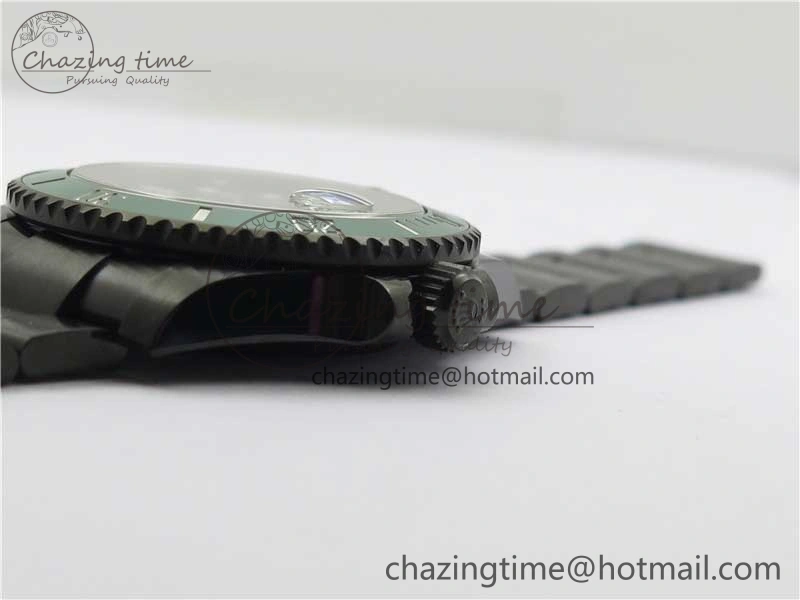 Submariner 116610 Blacken DLC Green 904L Steel V6F 1:1 Best Edition VS3135 V2