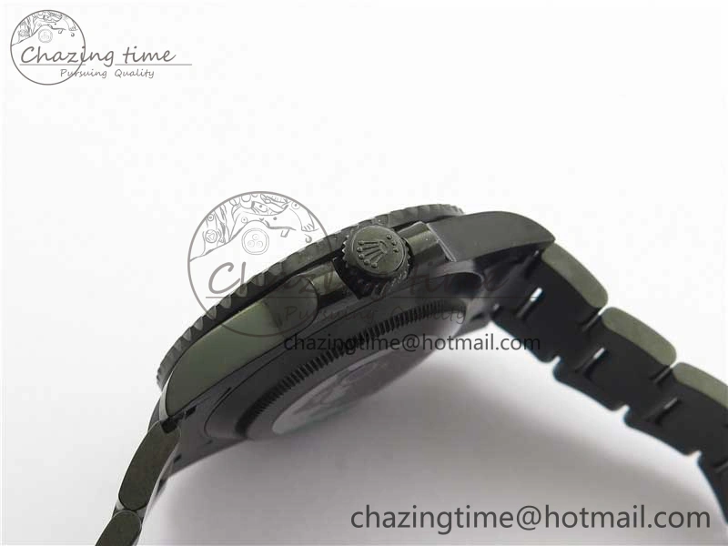 Submariner 116610 Blacken DLC Green 904L Steel V6F 1:1 Best Edition VS3135 V2
