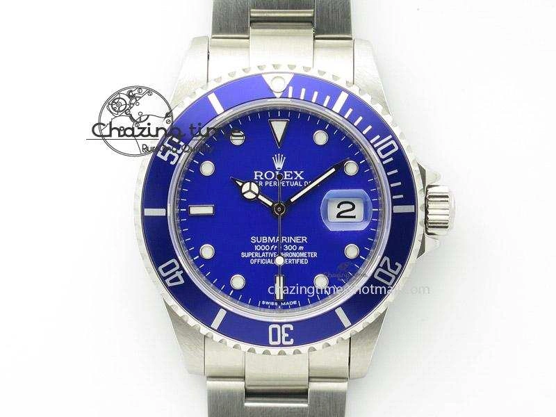 Submariner 116610 Blue Bezel Bp Best Edition On SS Bracelet Miyota 9015