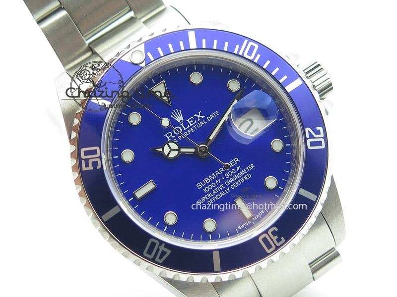 Submariner 116610 Blue Bezel Bp Best Edition On SS Bracelet Miyota 9015
