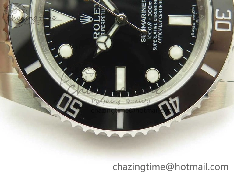 Submariner 116610 LB Black Ceramic V9F 904L 1:1 Best Edition on SS Bracelet SA3135