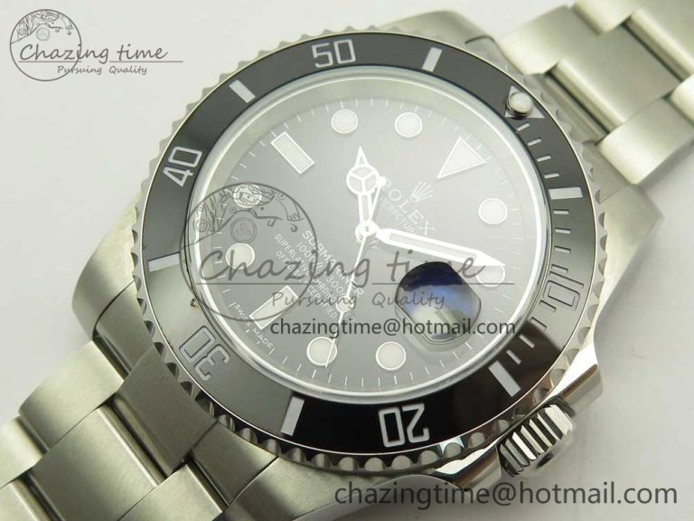 Submariner 116610 LB Black Ceramic V9F 904L 1:1 Best Edition on SS Bracelet SA3135